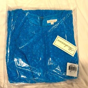 New with tags in a bag! Shoshanna blue lace dress
